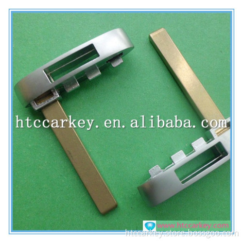 High quality for Cadillac Emergency Key Blade for Smart remote Silca: HU100 car key shell